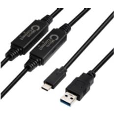 MicroConnect usb-c to usb 3.0 a cable, 10m usb3.1ca10amp eet01