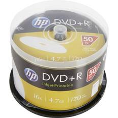 Optisk lagring HP DVD+R 120 mm Printbar 50 Stk