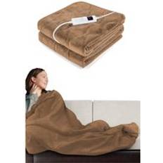 Natural Blankets Ezysleep Cosy Heated Over Fleece Blankets Natural