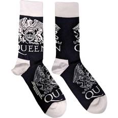 Queen White Crests Ankle Socks Blue 7-11