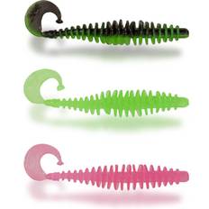 Magic Trout T-Worm Twister Cheese Neon Green/Black