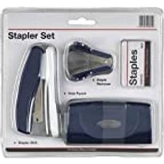 Stapler Staple Remover Hole Punch Set