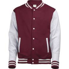 One Size - Unisex Jacken AWDis Varsity Jacket Burgundy