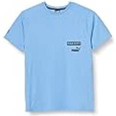 Corduroy Children's Clothing Puma Manchester City Casuals T-Shirt Blue Kids