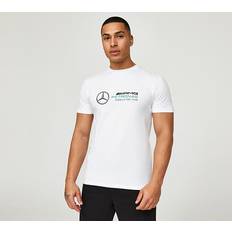 Mercedes kläder Mercedes-Benz 2022 Logo Tee White White Adults