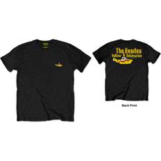 Clothing The Beatles Yellow Submarine Nothing Is Real Back Print T Shirt Black