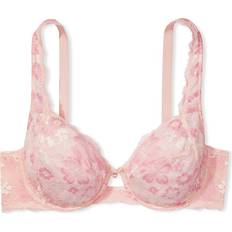 Polyamide - Women Underwear Victoria's Secret Full Cup Lace Bra - Purest Pink Lace