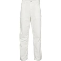 Polo Ralph Lauren White Trousers Polo Ralph Lauren Relaxed Fit Garmentdyed Carpenter Pant Mand Casual Bukser Relaxed Fit Bomuld hos Magasin 2wh6