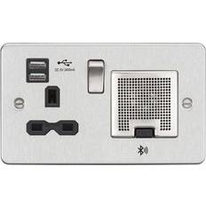 USB Outlet Electrical Outlets & Switches Knightsbridge FPR9905BC