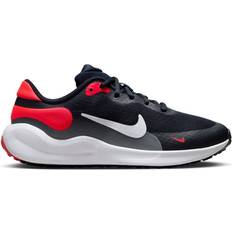 Nike Revolution 7 GS - Dark Obsidian/Bright Crimson/Black/White