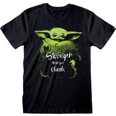 Tops Star Wars Mandalorian Stronger Than You Think T-Shirt - Black