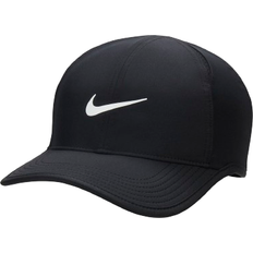 Fitness - Unisex Kopfbedeckungen Nike Dri FIT Club Unstructured Featherlight Cap - Black/White