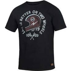 iXS On Two Wheels, T-Shirt Schwarz/Rot