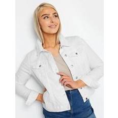 M&Co Womens Denim Jacket White