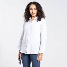 Craghoppers Blouses Craghoppers Nosibotanical Bralio Long Sleeve Shirt White Woman