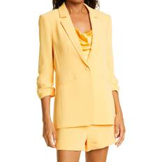 Woman - Yellow Blazers Cinq A Sept Khloe Ruched Sleeve Blazer