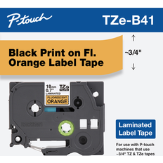 Orange Label Makers & Labeling Tapes Brother TZEB41