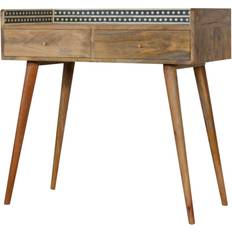 Natural Console Tables Bloomsbury Market Kennon Solid Wood Console Table