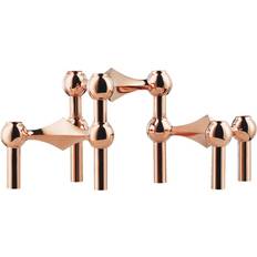 Stoff Nagel Rose Gold Candle Holder 6.9cm 3pcs