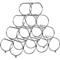Wine Racks Premier Housewares Pyramid Silver 17 x 41 x 36 cm Wine Rack