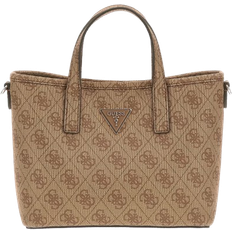 Braun Taschen Guess Latona 4g Logo Mini Handbag - Beige