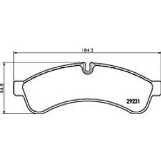 Mintex Car Brake Pads rear MDB2906