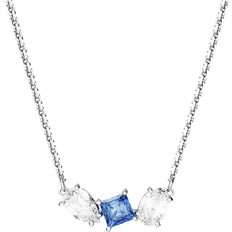 Swarovski Mesmera Pendant Necklace - Silver/Blue/Transparent