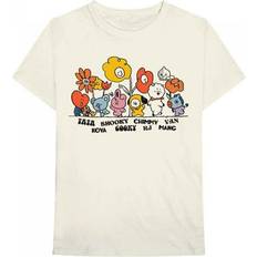 Natural T-shirts BT21 Hippie Cotton T-Shirt Natural