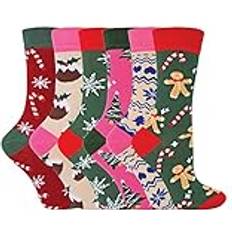 Florals - Women Socks Sock Snob Ladies Christmas Multicolour