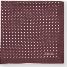 Purple Handkerchiefs Tom Ford Polka Dot Silk Pocket Square