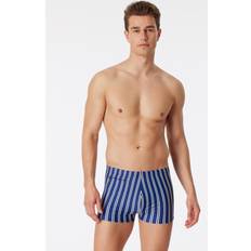 Schiesser Badetøj Schiesser Aqua Classic Swim Shorts - Lt Blue Stripe