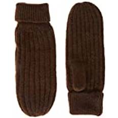 Brun - Polyester Vanter Pieces Pcjeslin Wool Mittens Accessories Til Hende - Chicory Coffee