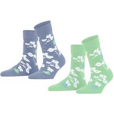 Florals - Women Socks Esprit damen blumen baumwolle socken grün Grün 2.5-5 5-7.5 35-38 EUR