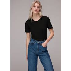 Women's Rosa Double Trim T-Shirt Black