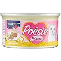 Vitakraft Gato Mascotas Vitakraft Poésie Mousse de Pollo 2.04 kg 24 latas x 85 g