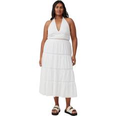 Cotton On Women's Stella Halter Maxi Dress White