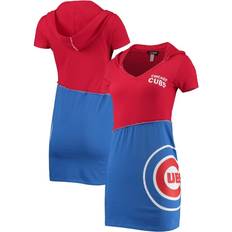 Refried Apparel Women's Red and Royal Chicago Cubs Hoodie Dress Red, Royal