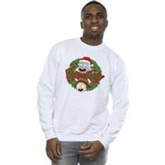 Christmas Wreath Sweatshirt White