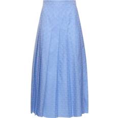 Gucci Kjolar Gucci Gg Supreme Cotton Midi Skirt