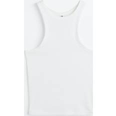 H&M Tank Tops H&M & Crop Tank Top White