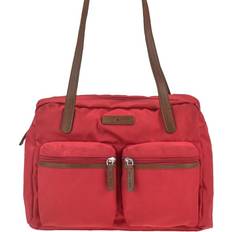 Rot Handtaschen Greenburry Shopper Nylon 35x24cm "Emily" rot