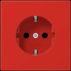 Red Wall Outlets Jung SCHUKO Steckdose LS1520BFRT