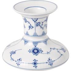 Royal Copenhagen Musselmalet Riflet White/Blue Portavelas 7.5cm