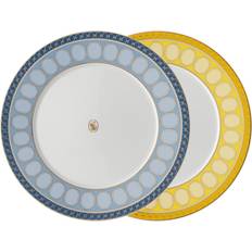 Swarovski Signum Plate Set Medium Multicoloured Blue