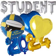 Examen dekorationer Sassier Foil Balloons Student Decorations