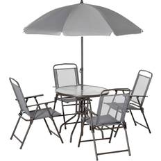 Patio Furniture OutSunny 84B-688 Patio Dining Set