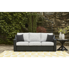 Black Outdoor Sofas Signature Design by Ashley Signature Beachcroft Outdoor Sofa