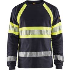 Arbeidsoverdele Blåkläder Flammschutzlangarmshirt marine/ HighVis gelb Gr