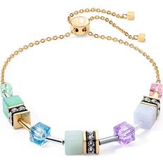 Stainless Steel Bracelets Coeur de Lion Swarovski Crystal Multicolour Pastel Bracelet 3035/30