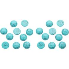 Crafts HOMEMAXS Beads Gemstone Making Natural Turquoise Time Stones Semi Precious Dome Flat Stickers Supplies Diy Jewelry Jade Stone